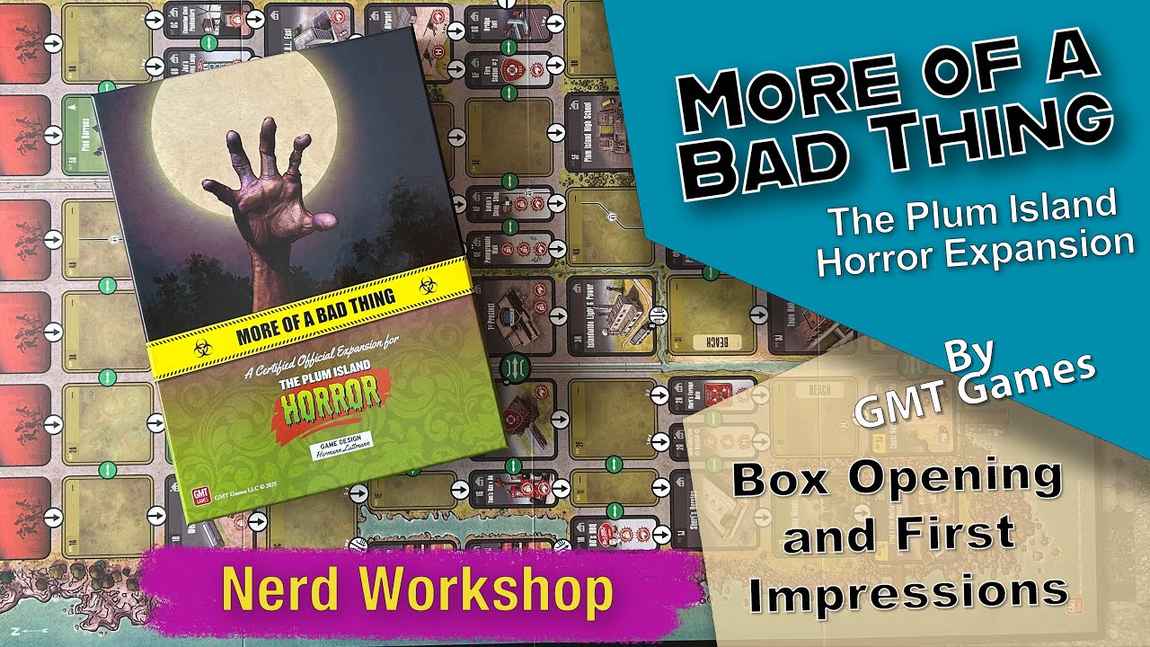 GMT Games: The Plum Island Horror  Expansion: More of a Bad Thing -  First Look