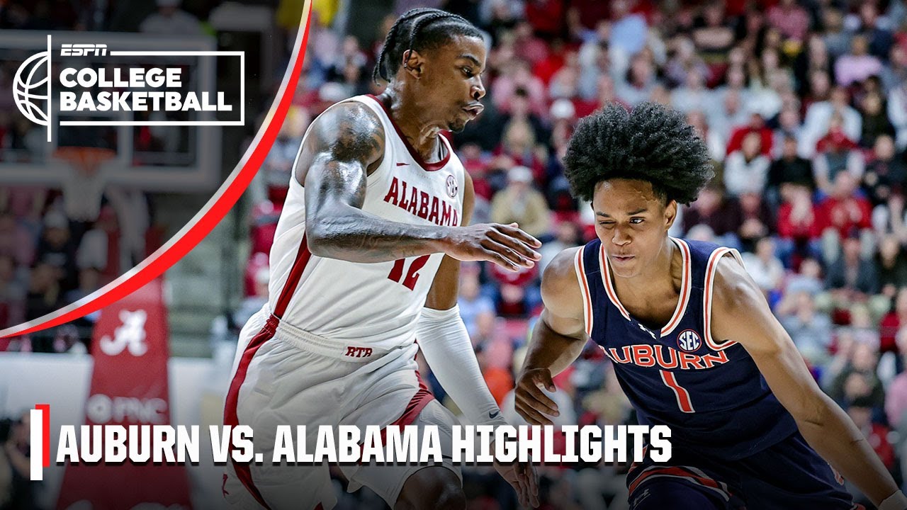 IRON BOWL OF BASKETBALL UPSET 🏆 Auburn Tigers vs. Alabama Crimson Tide | Full Game Highlights