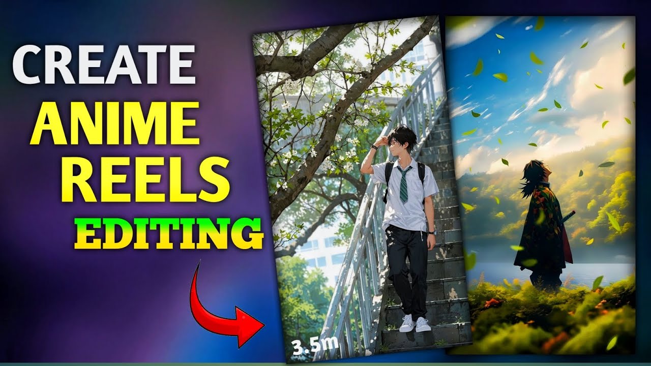 Create Relaxing Anime Reels Video For Free |Instagram Anime Reels Video Kaise Banaye