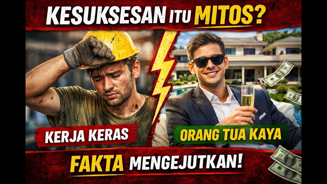 Kesuksesan Itu Mitos? Fakta Mengejutkan: Orang Tua Kaya Lebih Menentukan dari Kerja Keras!
