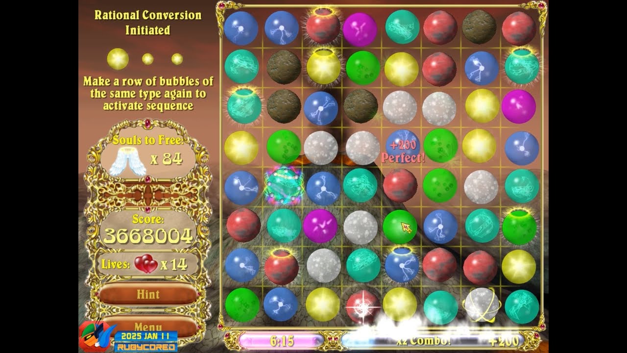 Sky Bubbles v1.2 (2009, PC) - 4 of 5: Level 5 (21~25)[2160p60]