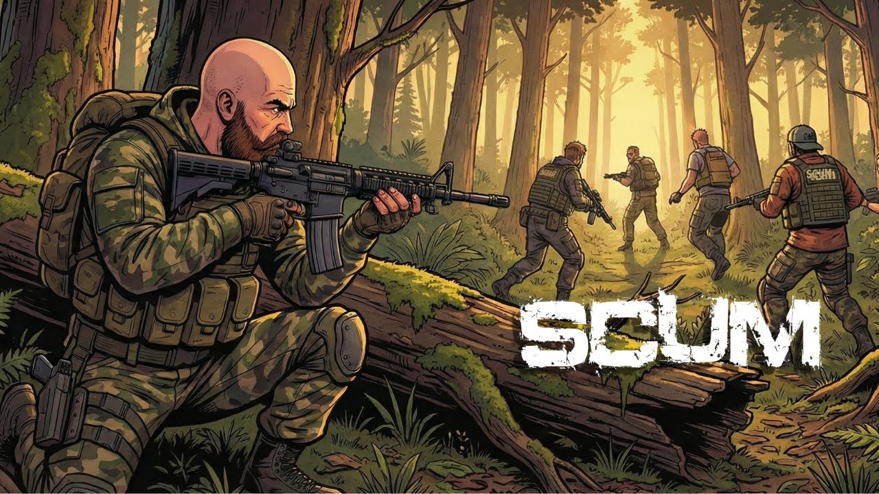 🔴 SCUM AO VIVO: Muito Farm no Dia de Hoje!