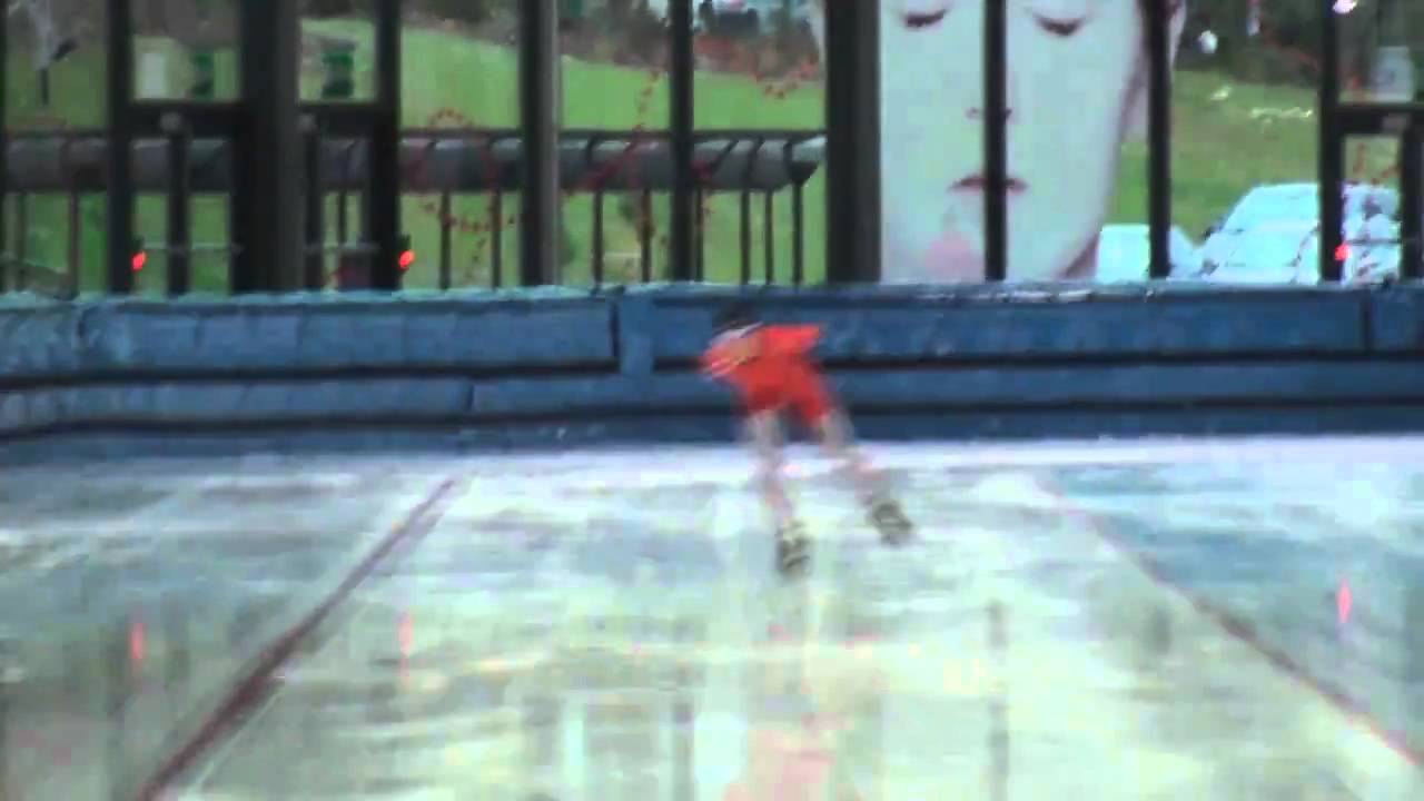 Imitatie van schaatsers door Sverre Lunde Pedersen en Havard Bøkko