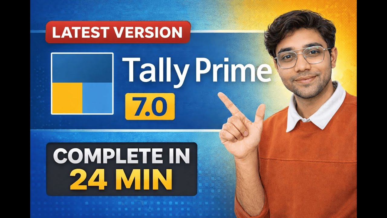 Tally Prime 7.0 Complete Course in One Video | Latest Version | Hindi | Himanshu Sir