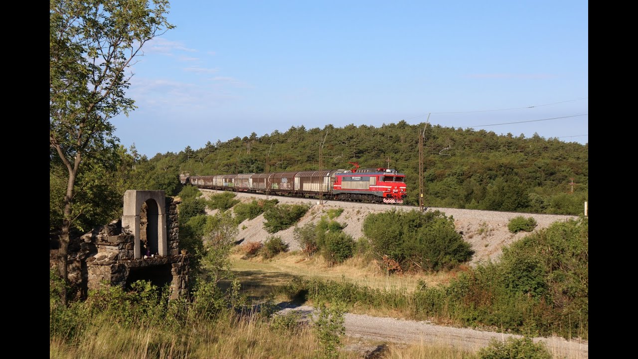 Züge auf der Koperrampe, Slowenien 07 2025
