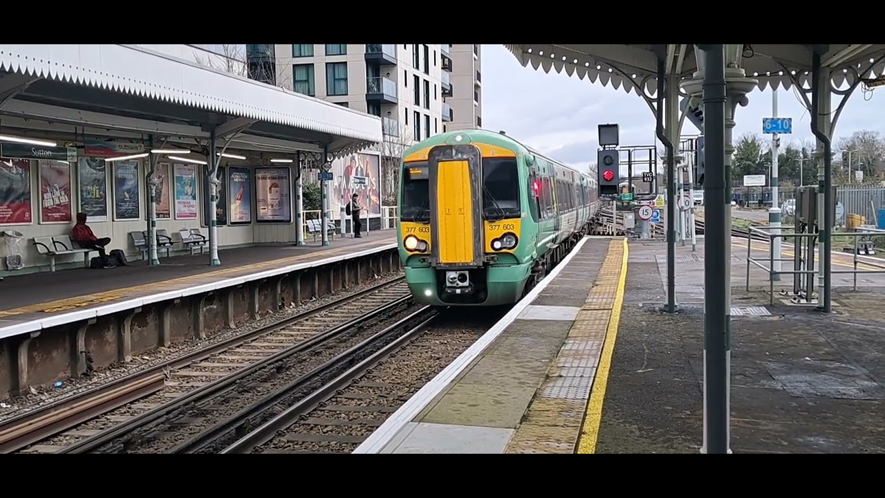 Southern railway trainspotting @ Sutton 6/1/26  