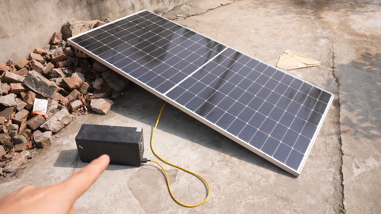 Chế trạm điện lưu động V6 đơn giản mọi người nên xem
