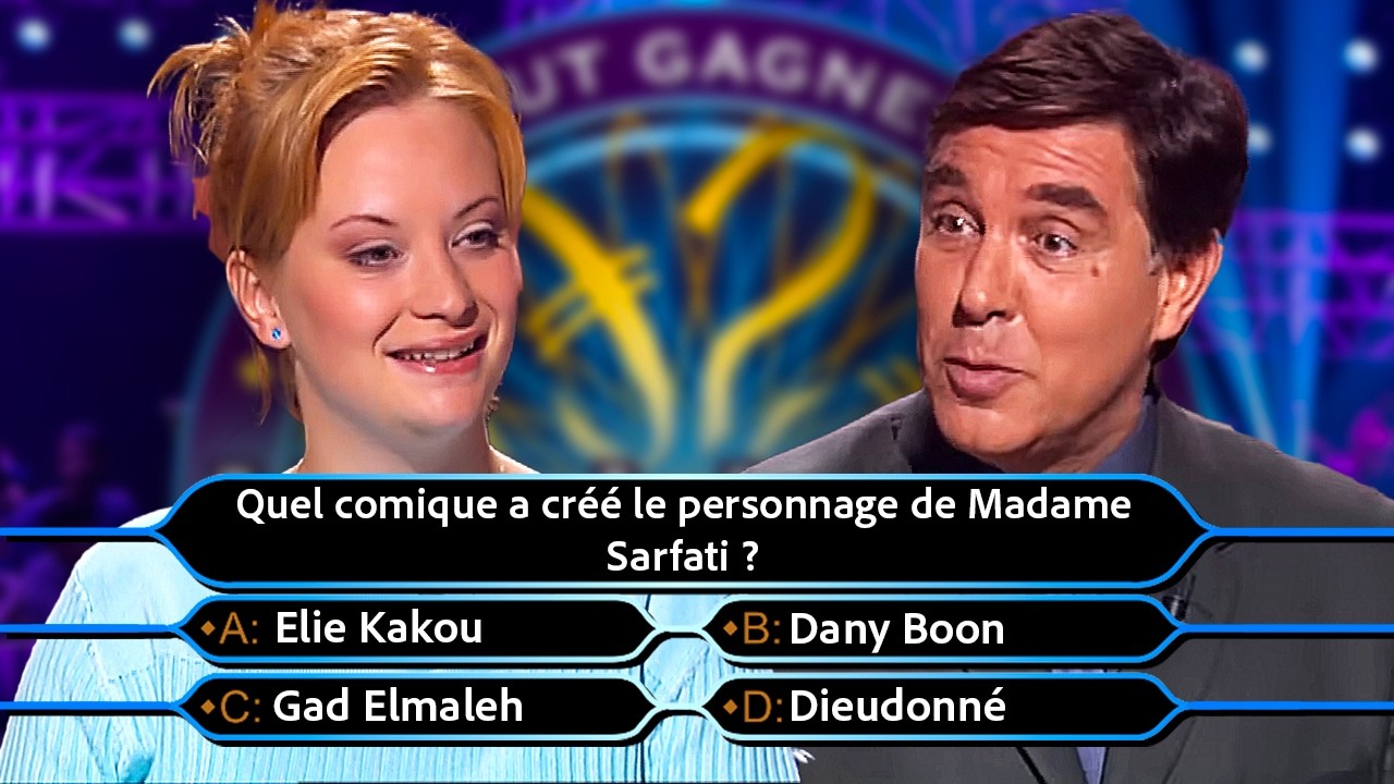 Qui Veut Gagner des Millions ? - Sophie (p2), Veronique, Philippe (p1) | 07-07-2001