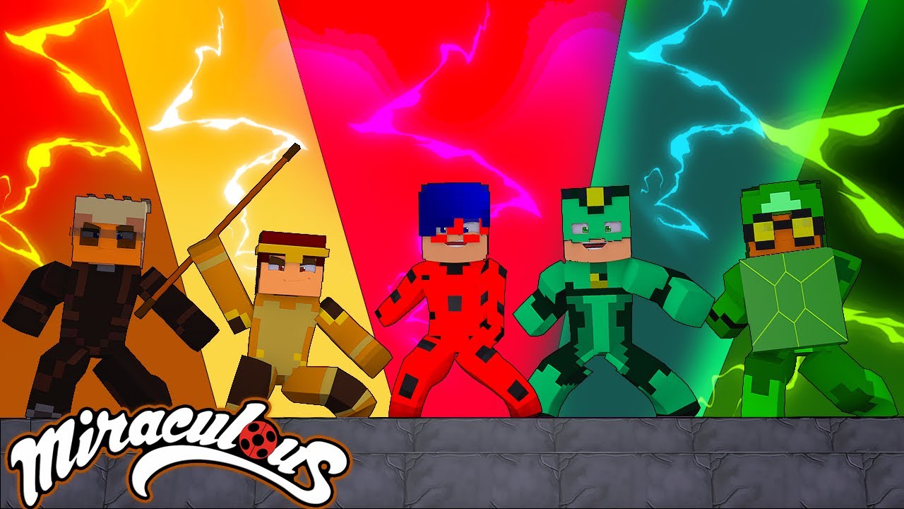 Minecraft: DIA DOS HERÓIS PART 1 - #12 MIRACULOUS AS AVENRURAS DE LADYBYG E CAT NOIR