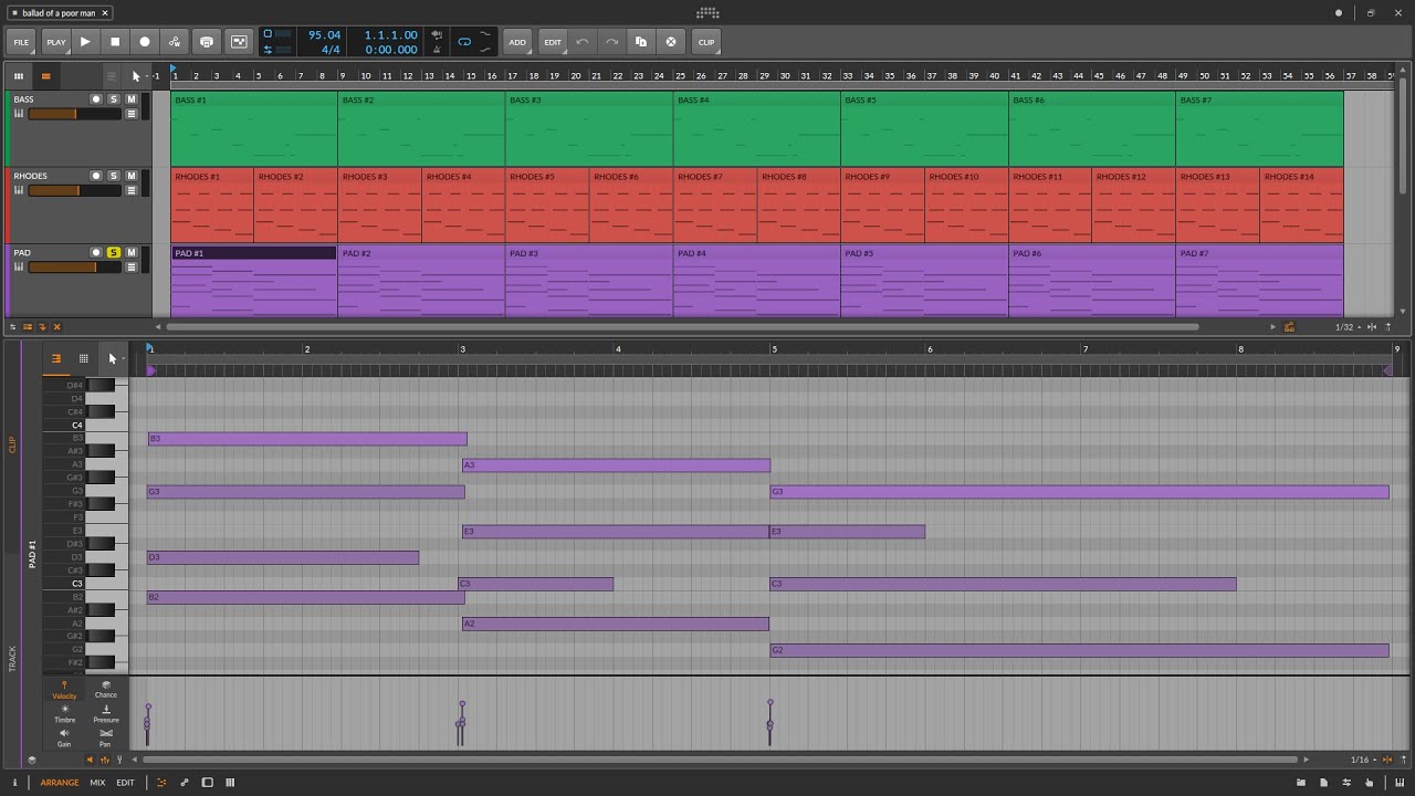 Devon Hendryx - Ballad of A Poor Man (Bitwig Remake)