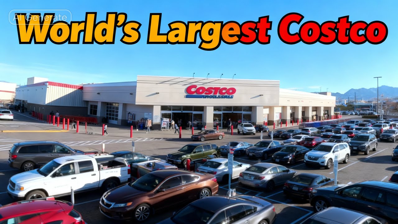 Shopping at The WORLD’S LARGEST COSTCO