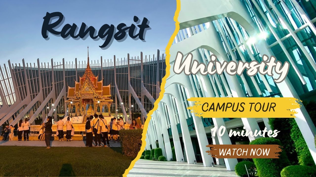 Rangsit University Thailand Campus tour by Fresa's sharing 🥰