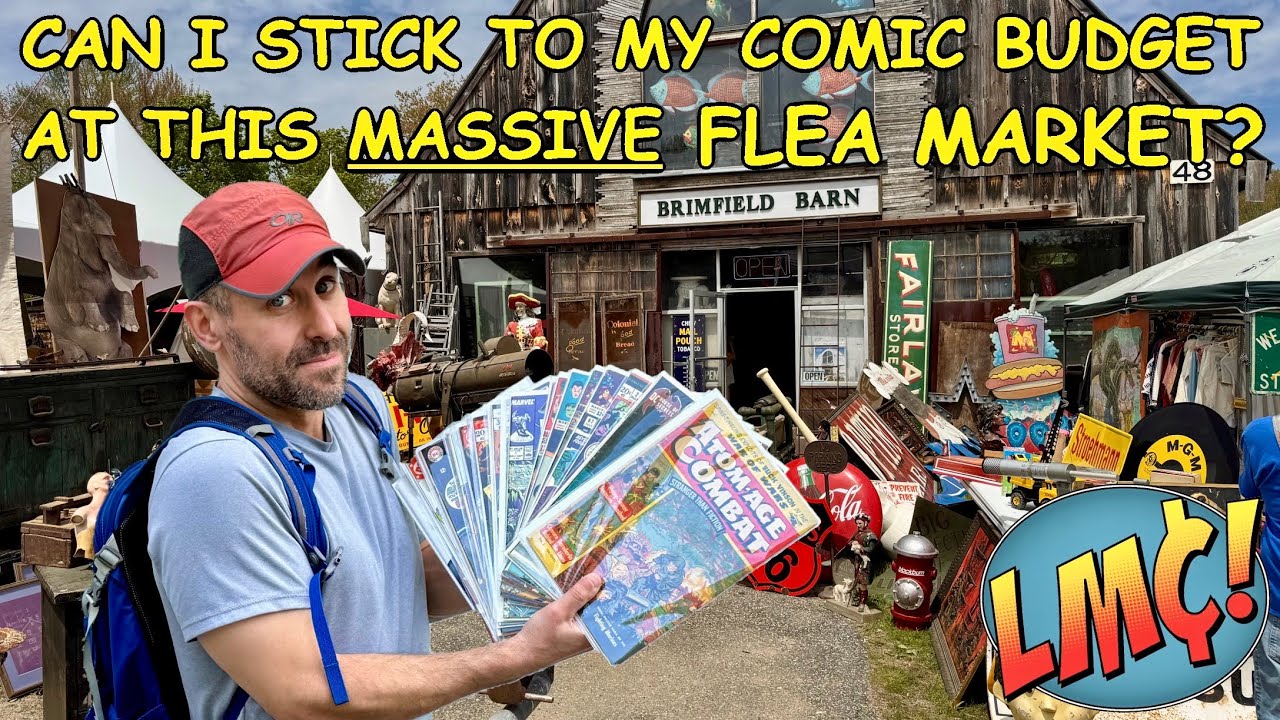 Massive Flea Market Comic Haul... on a Budget? (Plus: Vintage Star Wars!)