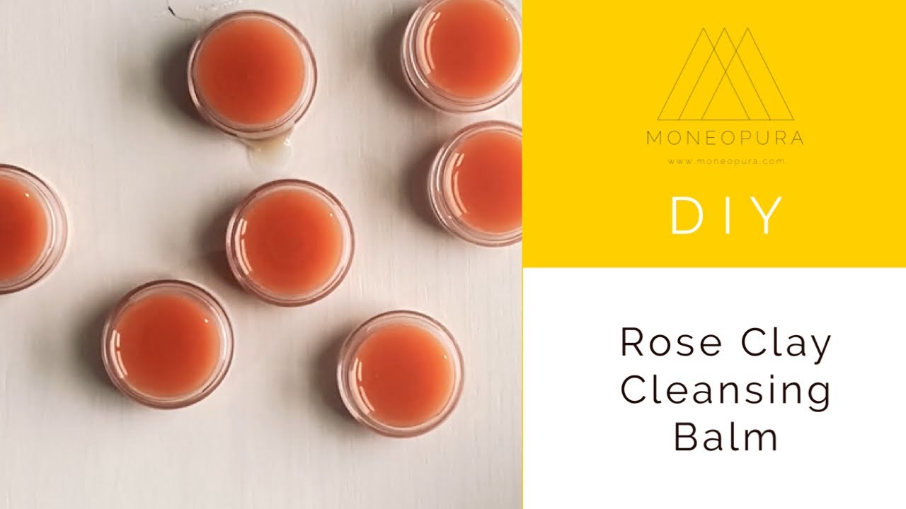 Cleansing Balm with Pink Clay - Oil to Milk Cleanser - Makeup Remover - UK Youtuber