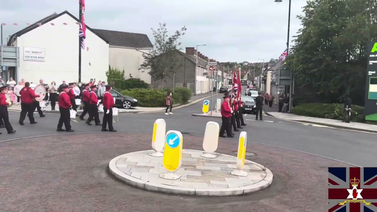 Ballyclare Memorial Flute Band Parading The Whole Route At Their Band Parade