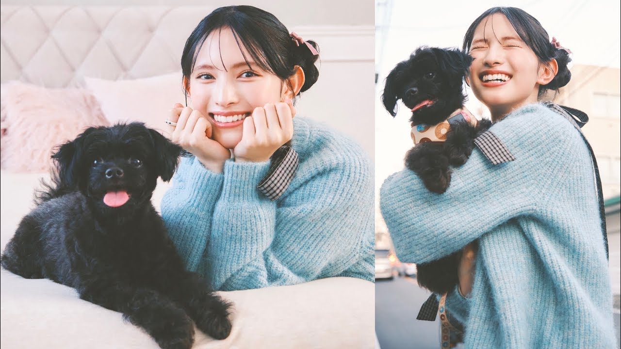 超ときめき♡宣伝部・菅田愛貴さんと愛犬アテナちゃんが遊びに来てくれました！（チワワ×プードル｜月刊わんこ撮影オフショット）