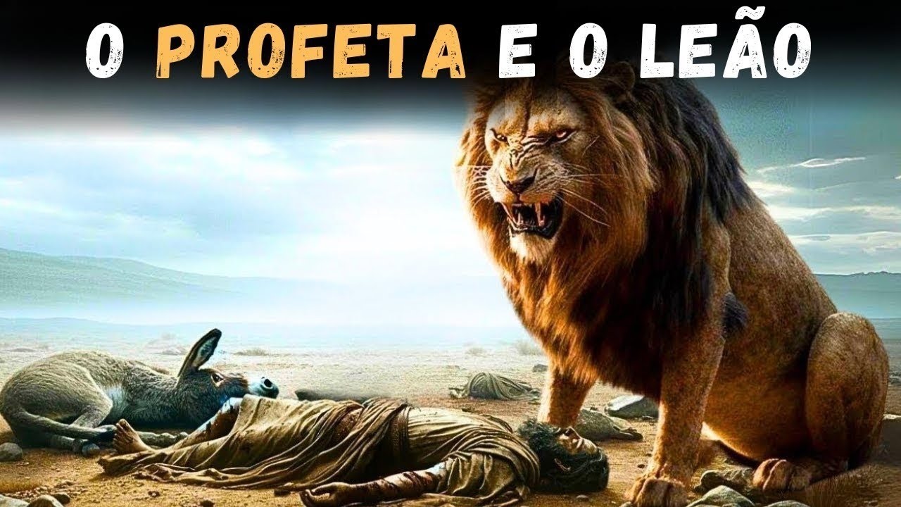 A TRISTE HISTÓRIA DO PROFETA MORTO POR UM LEÃO #israel #reino #jeroboam #leão #profeta #biblia #fe
