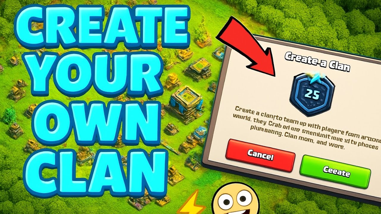 Creat own clan ||নিজের ক্লান খুলবো কি করে ||clan member barabo ki kore ||coc new ||New update clash