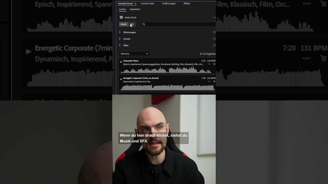 Gratis Soundeffekte in Premiere Pro!