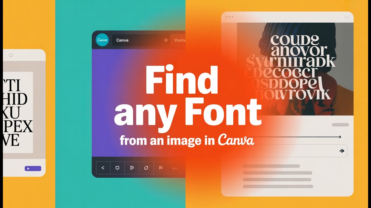How to FIND ANY FONT from an Image in Canva