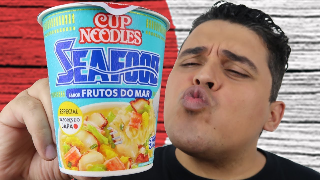 O MELHOR CUP NOODLES DO JAPÃO CHEGOU NO BRASIL - Seafood
