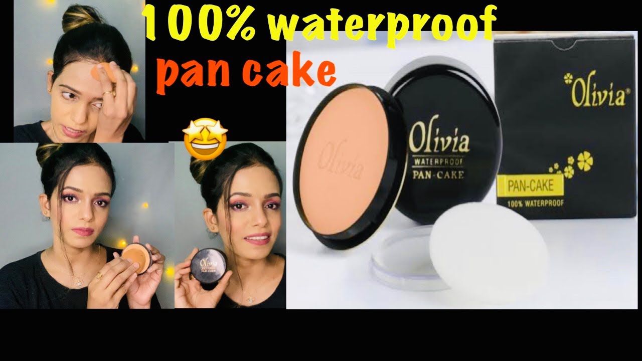 How to use olivia pan cake/100%waterproof foundation
