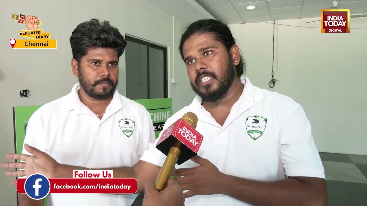 Shield X Helmet Cleaning Vending Machine - India