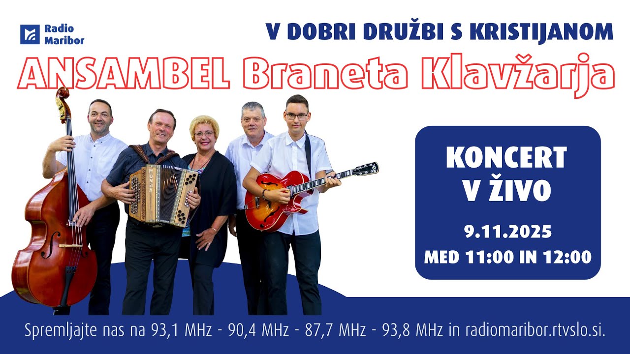 🎶 Koncert v živo z ansamblom Braneta Klavžarja 🎶