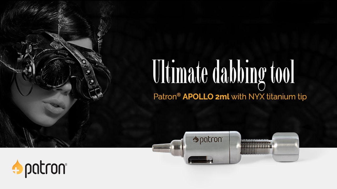 Patron&reg; APOLLO DABBER 2ml Stainless steel Dab Dispenser SHORT
