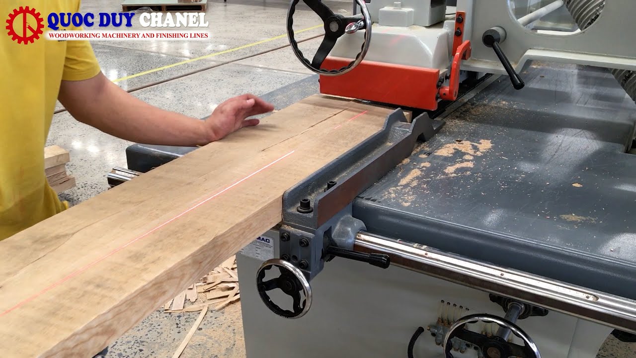 Straight Line Ripsaw || Woodworking Machine