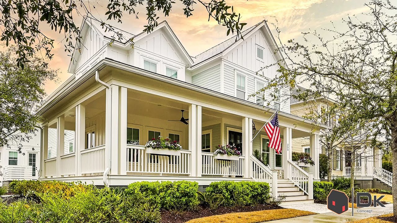 SOUTHERN LIVING | Gorgeous White Farmhouse Floor Plan Home Tour