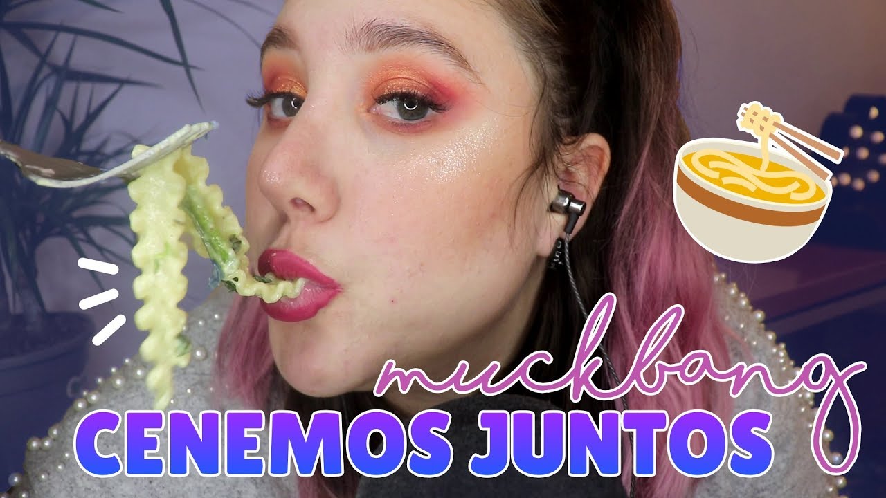 ASMR - Cenemos juntos - MUCKBANG - Mouth sounds para dormir