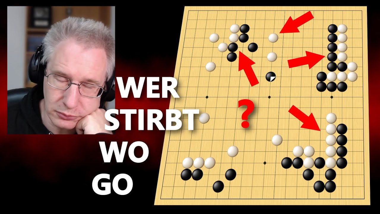 Jupp spielt eine Partie Wer stirbt wo Go