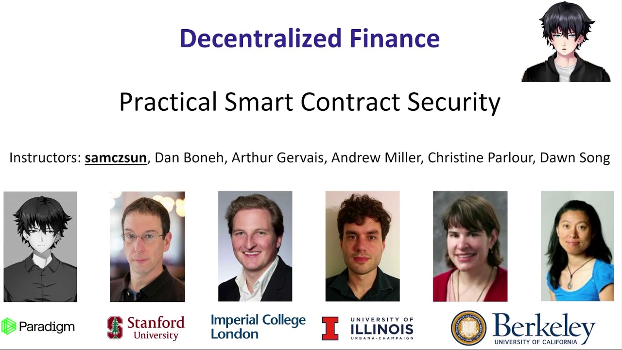 DeFi Lecture 12: Practical Smart Contract Security