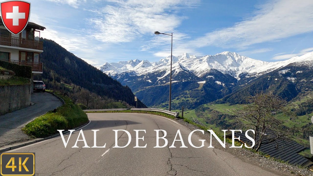 Driving Switzerland 🇨🇭 | Descent from Verbier 4K Scenic Drive