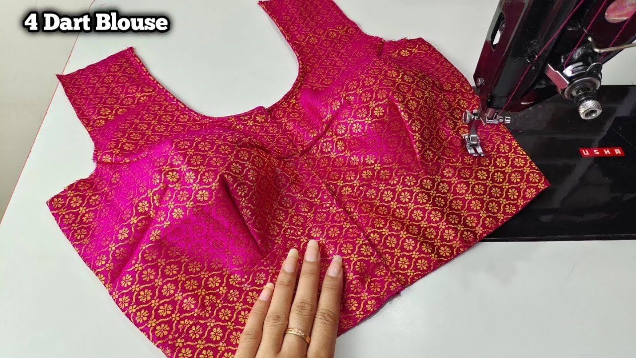 4 Dart belt blouse stitching Design pur Live Stream