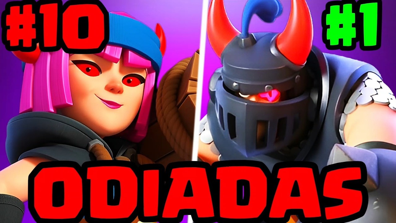 Las 10 Cartas MÁS ODIADAS de CLASH ROYALE