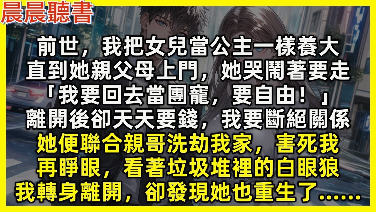 【重生爽文】再睜眼，看著垃圾堆裡的白眼狼，我轉身離開，卻發現她也重生了……前世，我把她當公主養大，直到她親父母上門，她鬧著要走「我要回去當團寵」卻天天要錢，我要斷絕關係，她便聯合親哥洗劫我家害死我
