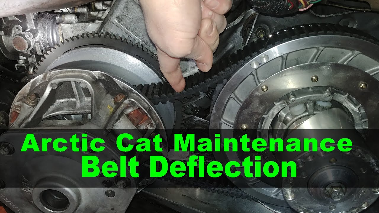 How to Adjust Belt Deflection on an Arctic Cat Diamond Drive Snowmobile