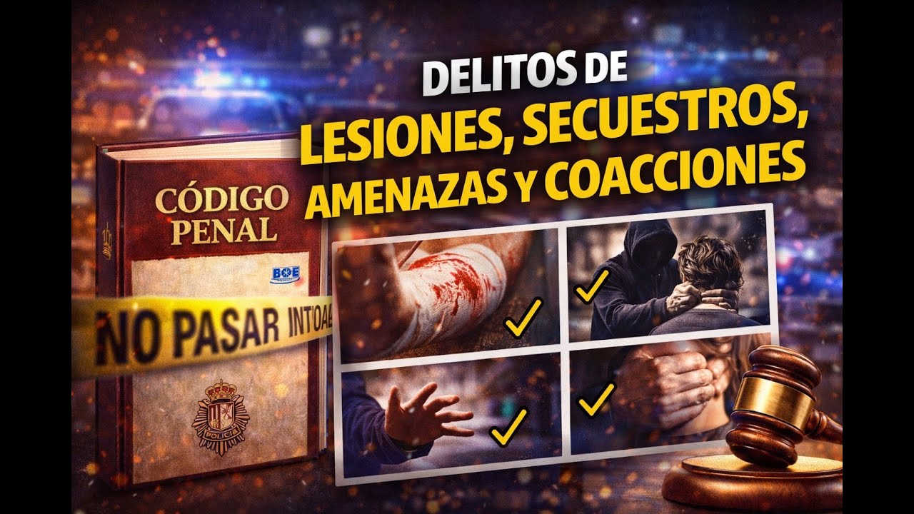 Delitos que más caen en examen: lesiones, secuestros y amenazas