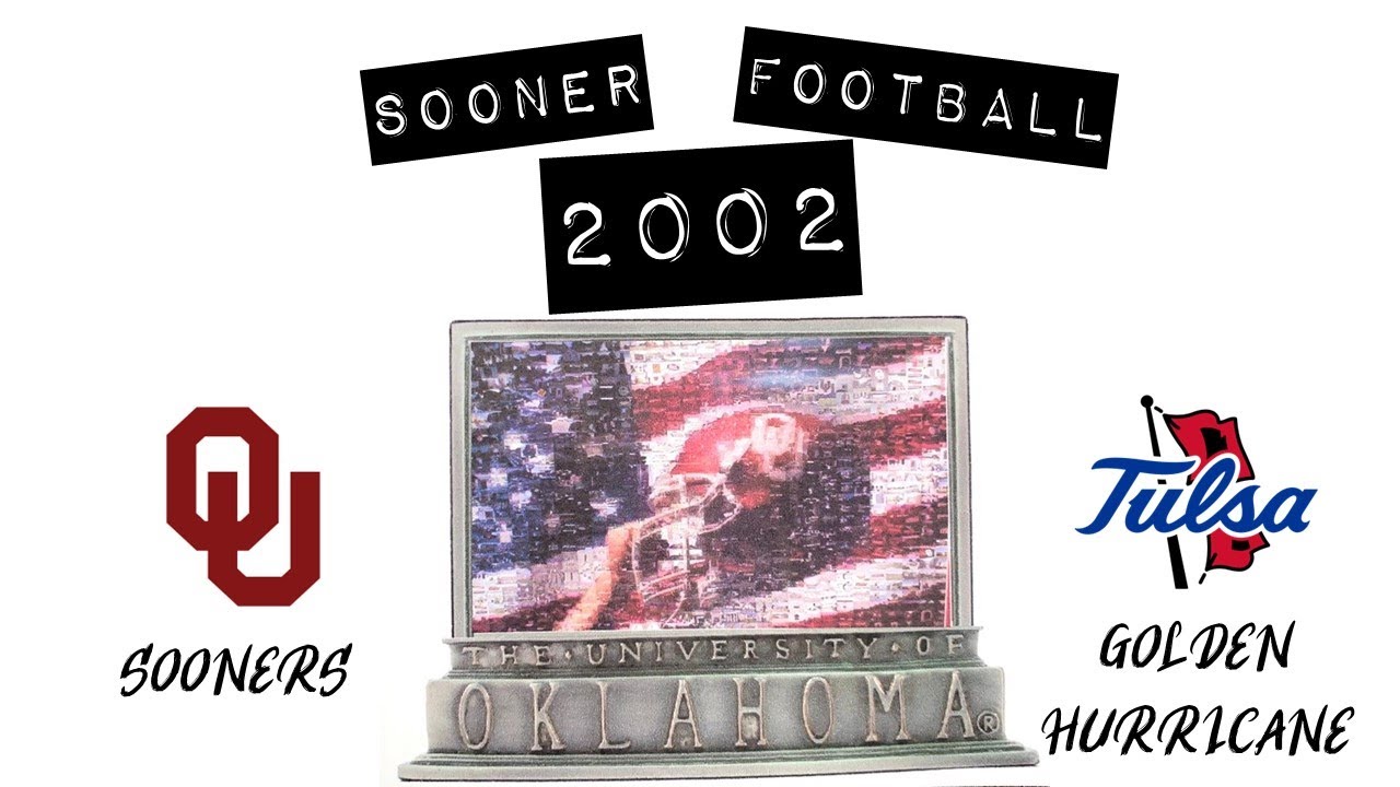 2002 #3 Oklahoma at Tulsa Football. 8/30/2002. TV Play By Play. Full Game.