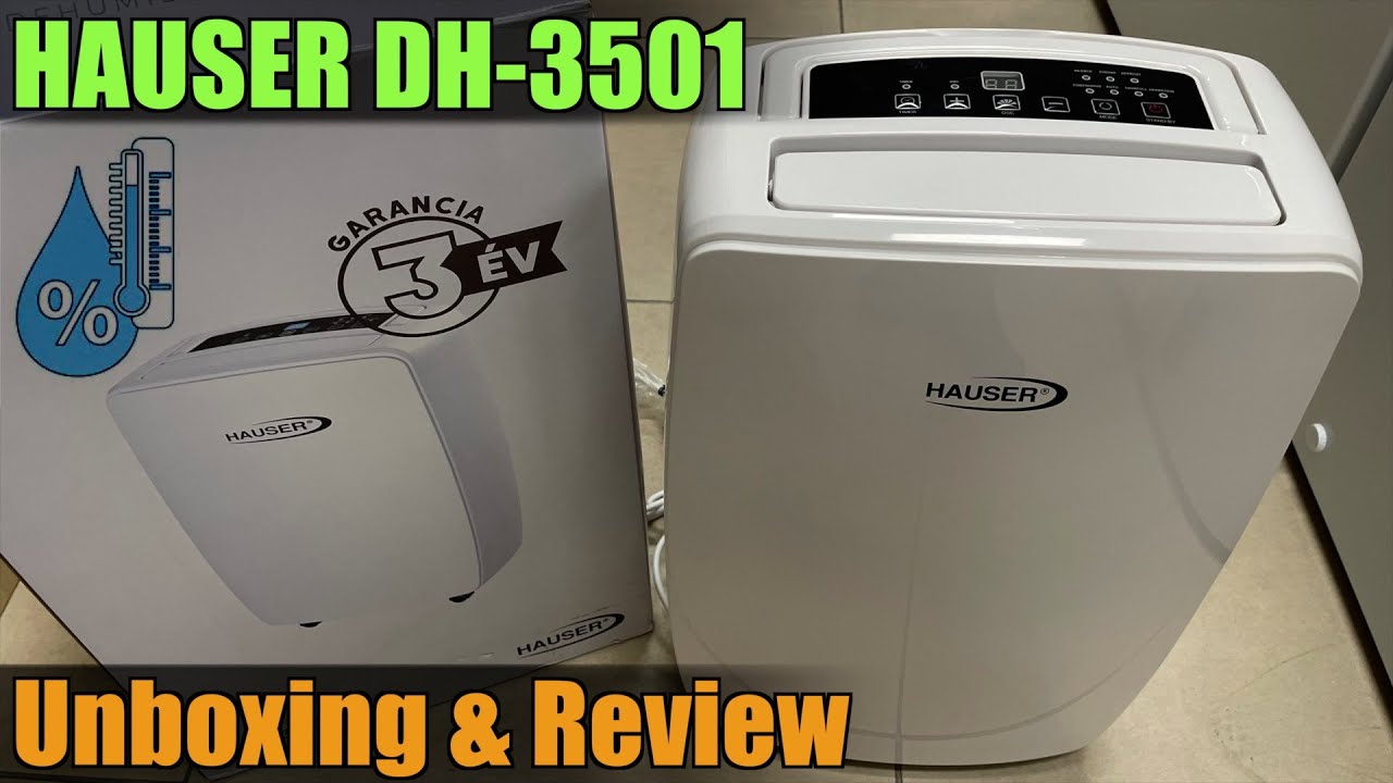 HAUSER DH-3501 páramentesítő kicsomagolás és bemutató