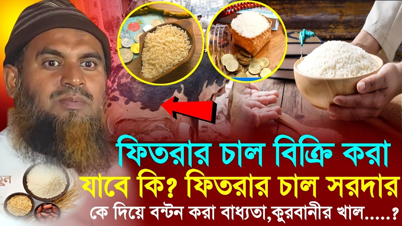 ফিতরার চাল বিক্রি করা যাবে কি?ফিতরা সর্দারকে দিয়ে বন্টন করা বাধ্যতা┇শাইখ আব্দুর রাকিব মাদানী সাহেব┇