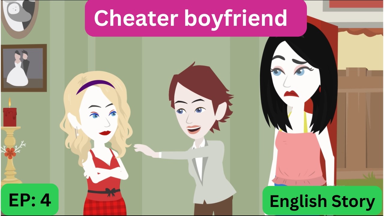 Cheater boyfriend #4 | Animation Story | English Story | Learn English | Subtitle | Poonam Animates.