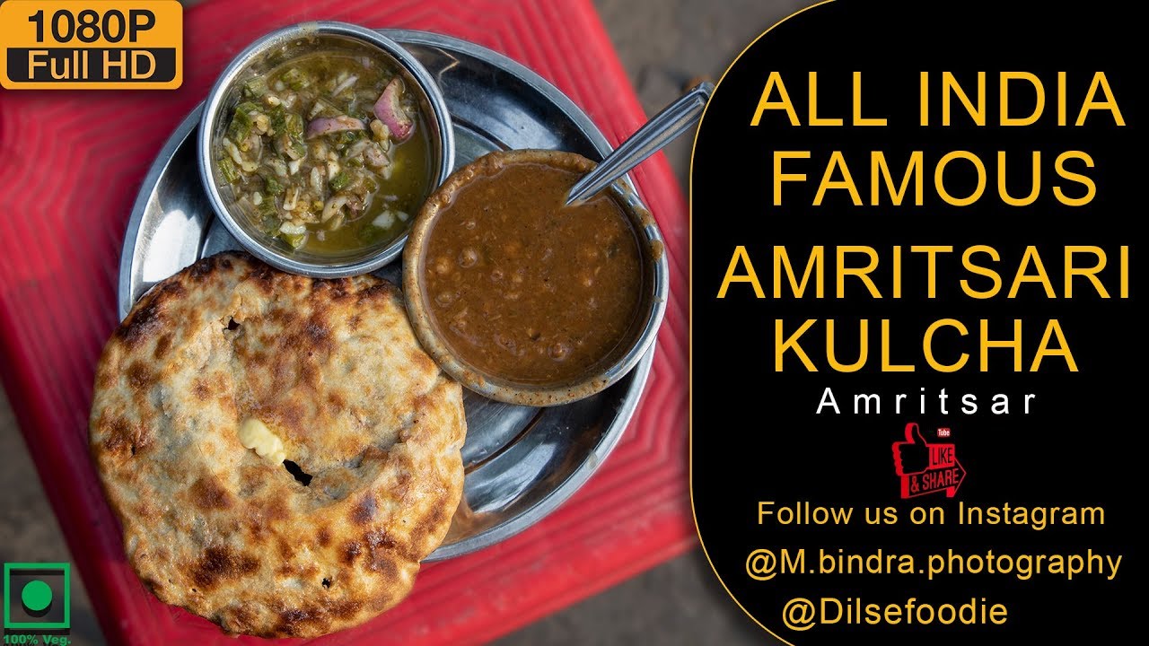 All India Famous Amritsari Kulcha At Chungi, Amritsar