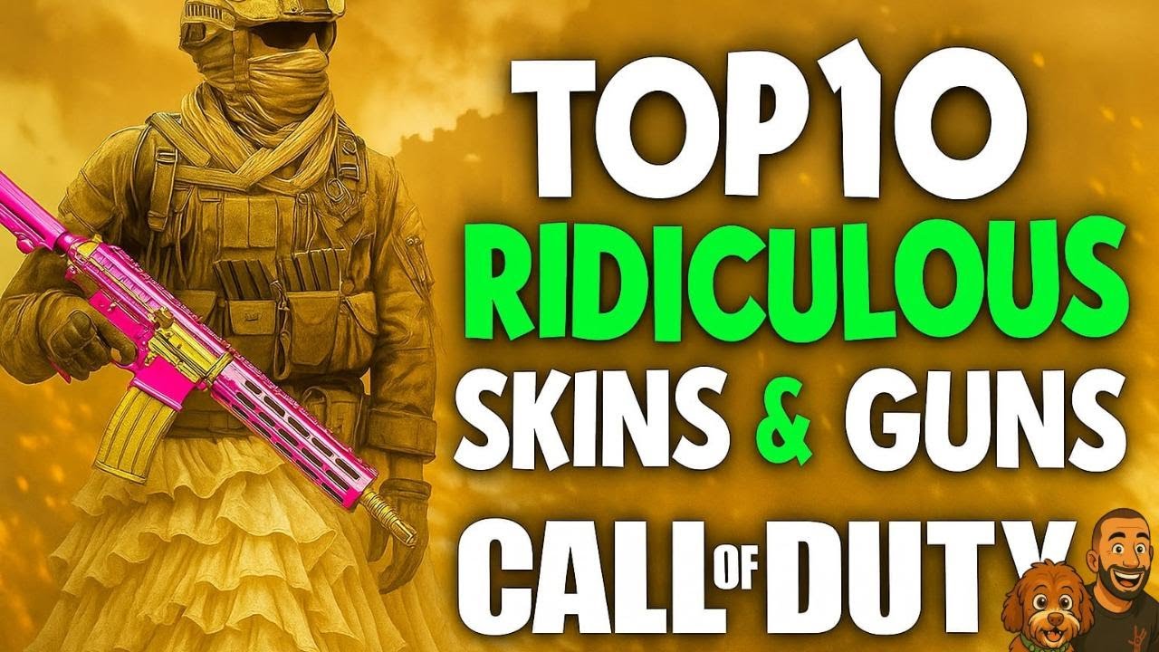 Top 10 Ridiculous Skins & Guns - Call of Duty