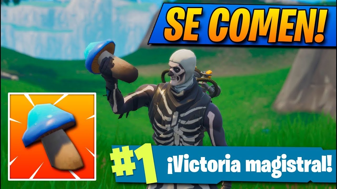 *NUEVO* CHAMPIÑONES Y donde ENCONTRARLOS! FORTNITE: Battle Royale