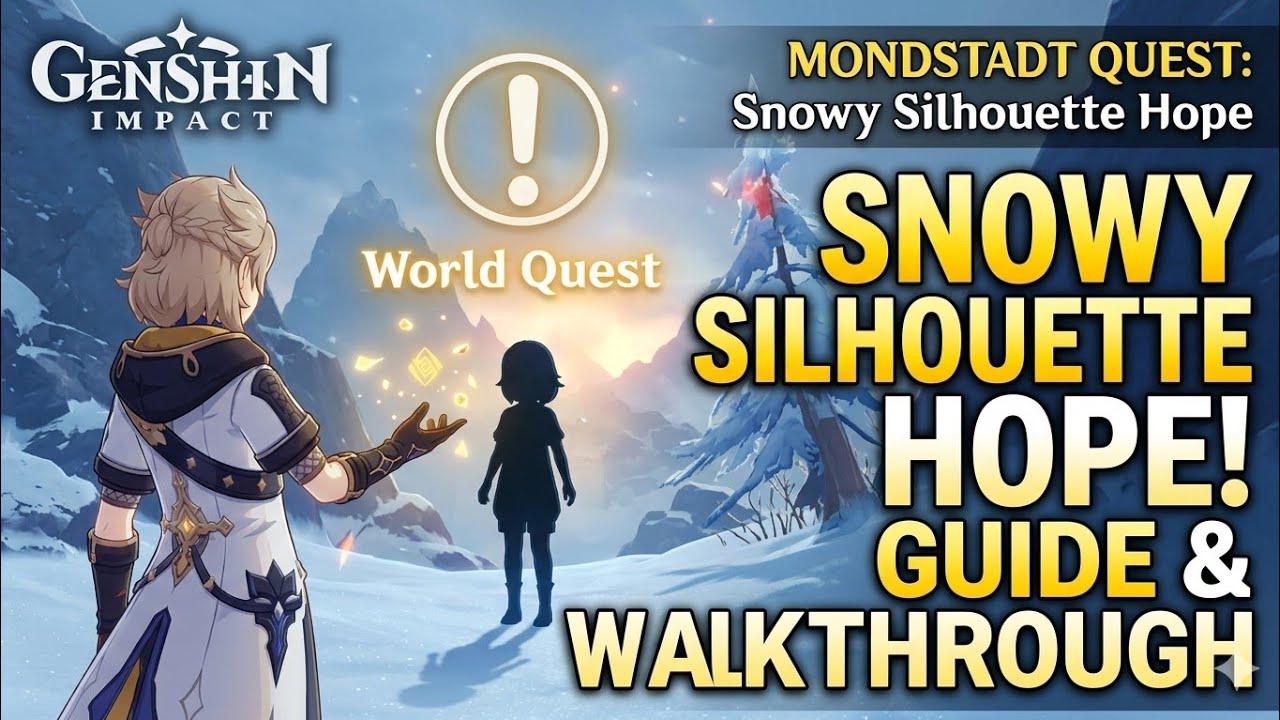 GENSHIN IMPACT, Mondstadt World Quest: Snowy Silhouette Hope