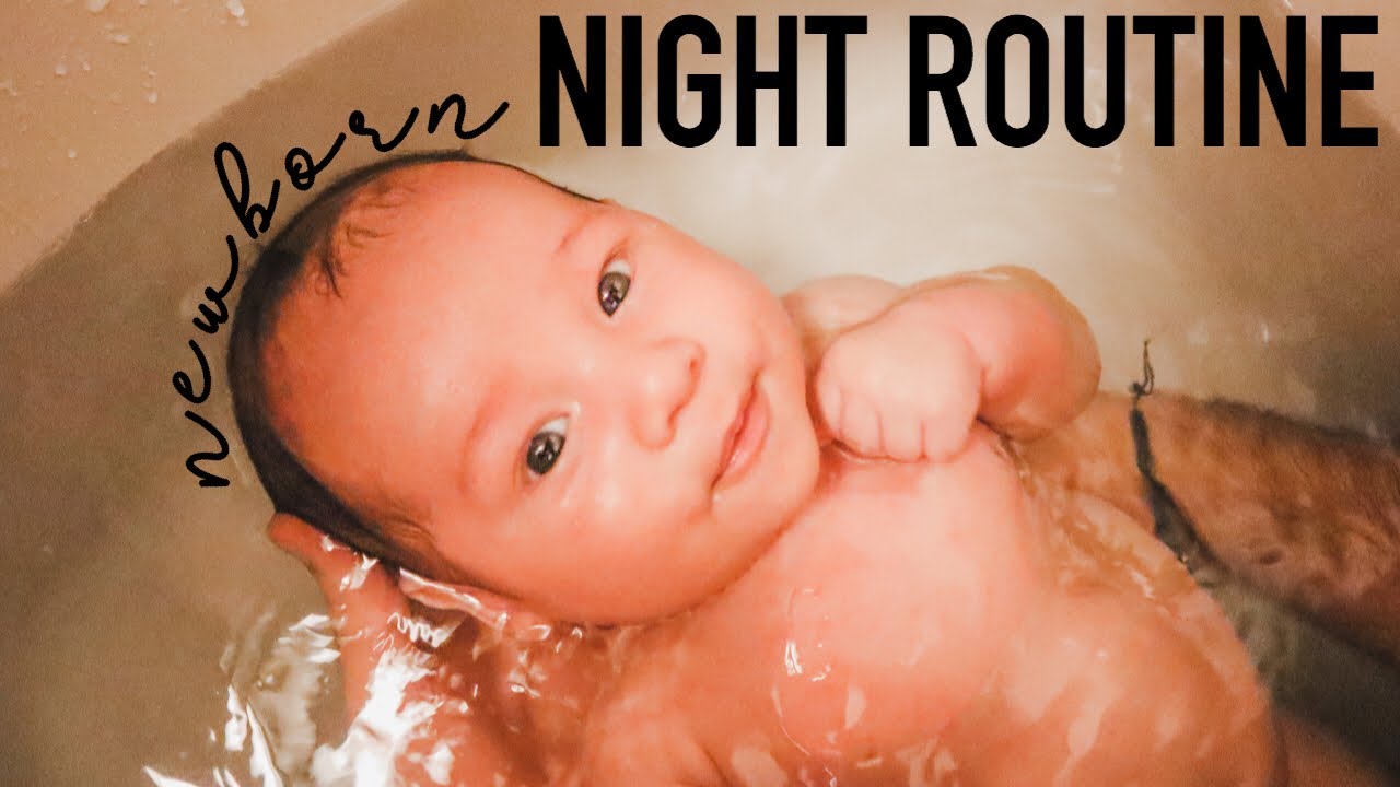 Young Mom Night Routine with a Newborn