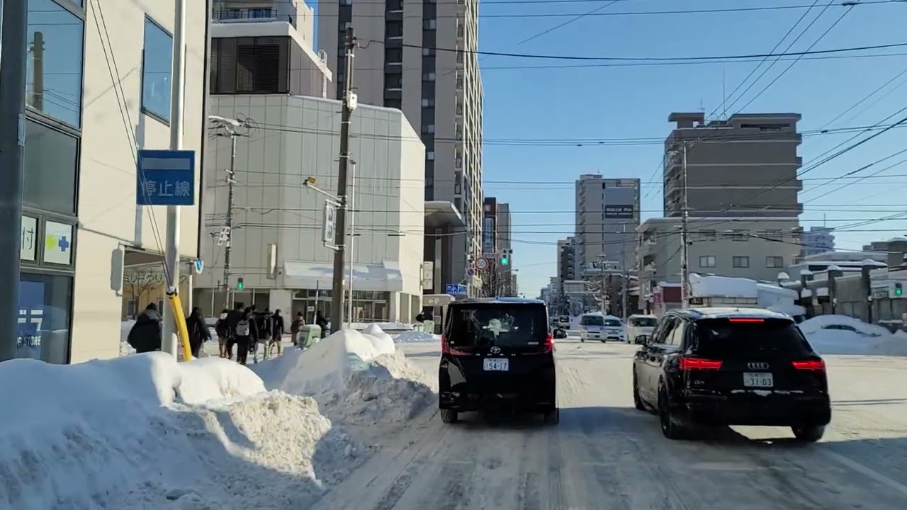 札幌市中央区宮の森2条6丁目～山の手通～西20丁目通交差点　ドライブ　2026年1月